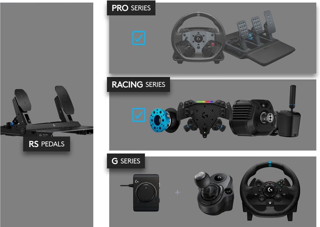 Logitech G RS50 Complete Racing Set voor Xbox/Pc – Complete Racing Simulator Set