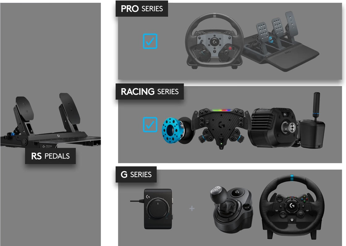 Logitech G RS50 Complete Racing Set voor Xbox/Pc – Complete Racing Simulator Set