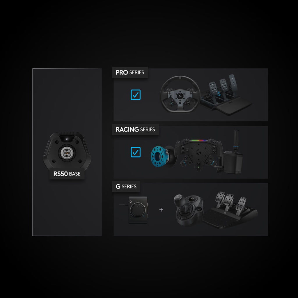 Logitech G RS50 Complete Racing Set voor Xbox/Pc – Complete Racing Simulator Set